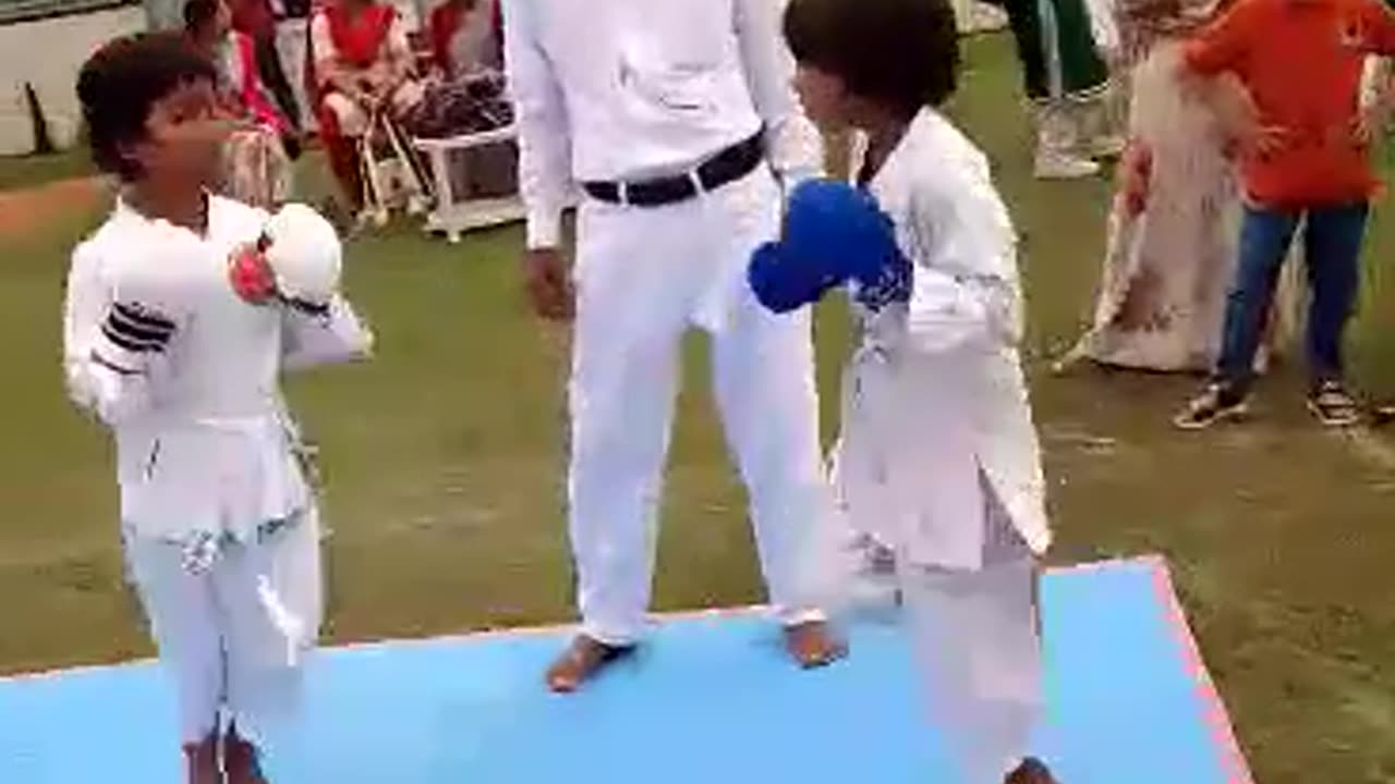 Baby kung fu karate