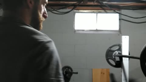 95 lbs Overhead press x 15