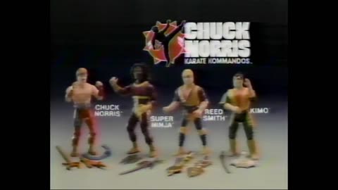 August 4, 1986 - Chuck Norris Action Figures