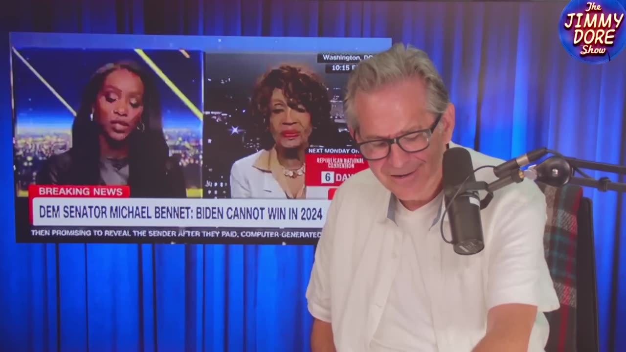 Congresswoman Maxine Waters Battles Her Own Wig On Live TV!