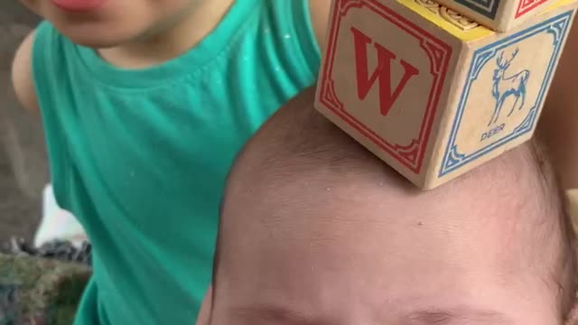 Baby block head