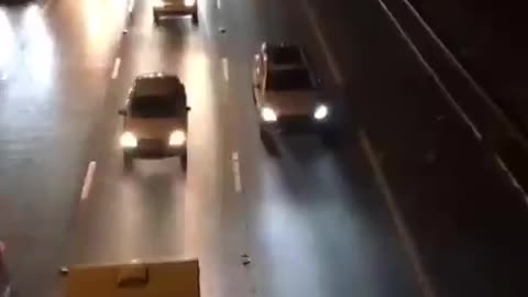 HUGE UK Convoy on the M25!