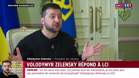 Q02/29 Zelensky interviewed by Rochebin 16/12/2022