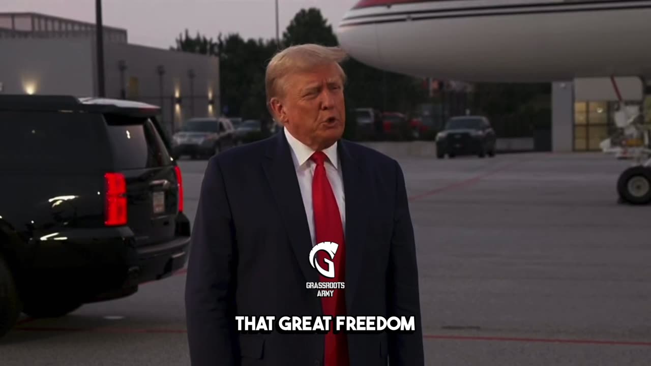 President Trump Gives Statement On His Arrest