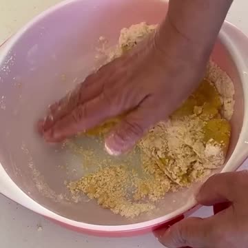 Рассыпчатое песочное тесто на вареном желтке🍳