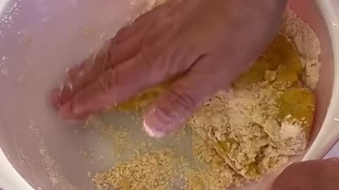 Рассыпчатое песочное тесто на вареном желтке🍳