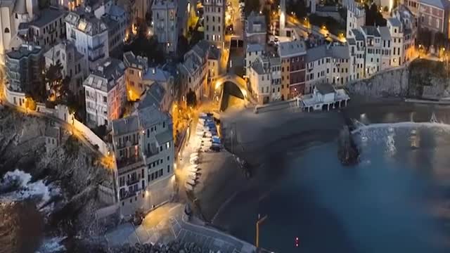 Delightful view of the night city