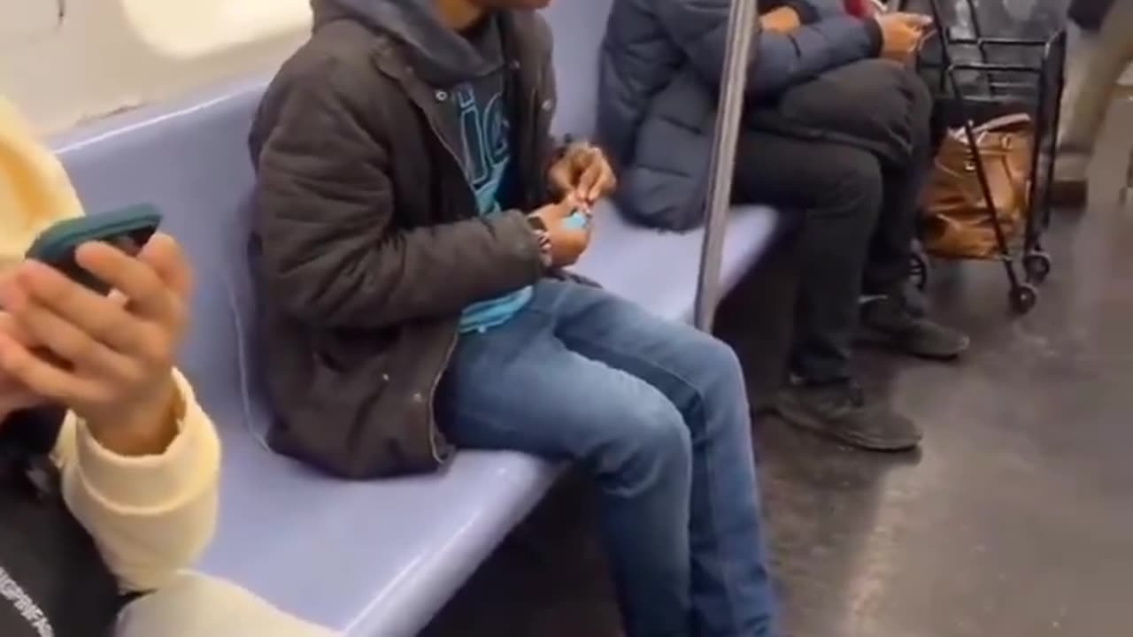 Crazy Clips - crack for breakfast on the NYC subway is wild.