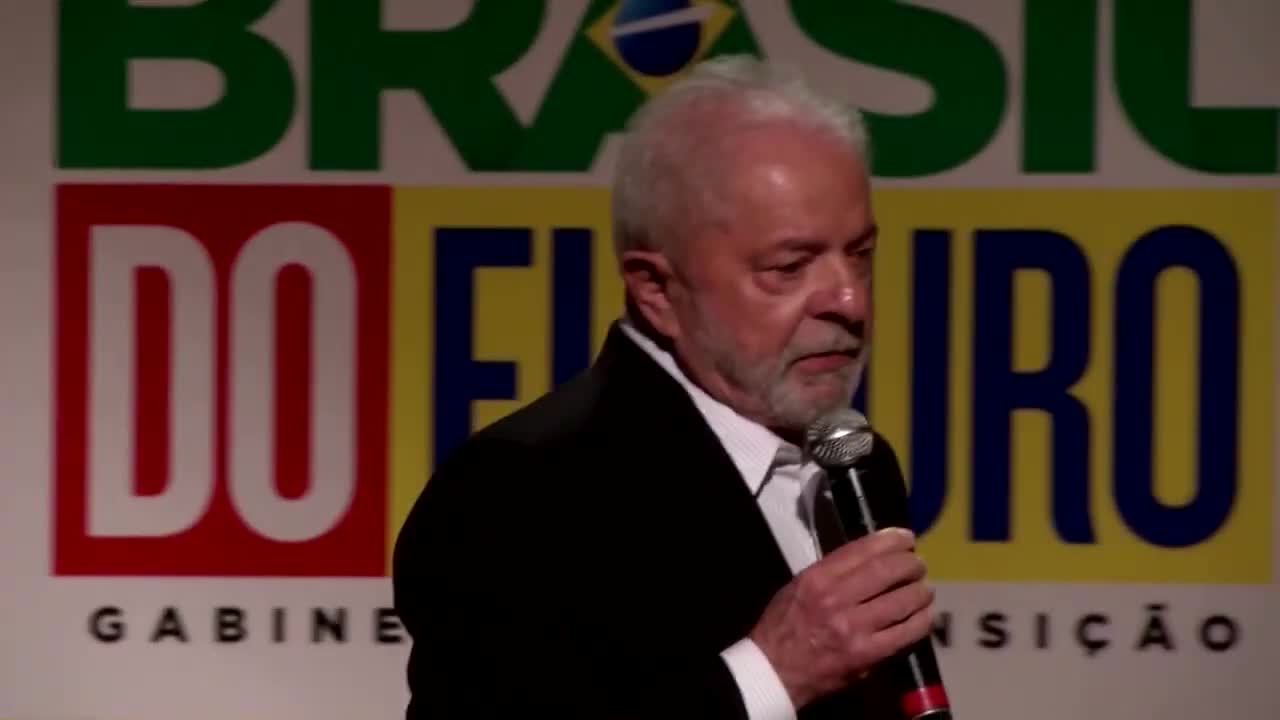 Brazil’s Lula cries as he speaks on hunger fight