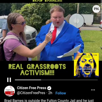 Brad Barnes files arrest charges on Fani Willis in Georgia!!