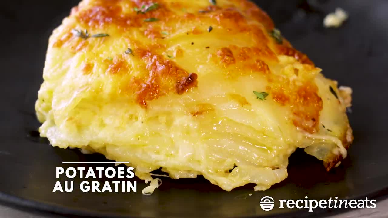 Potatoes Au Gratin (creamy French Potato Bake)