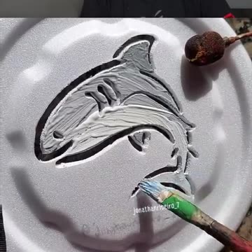 Satisfying Styrofoam Shark Carving