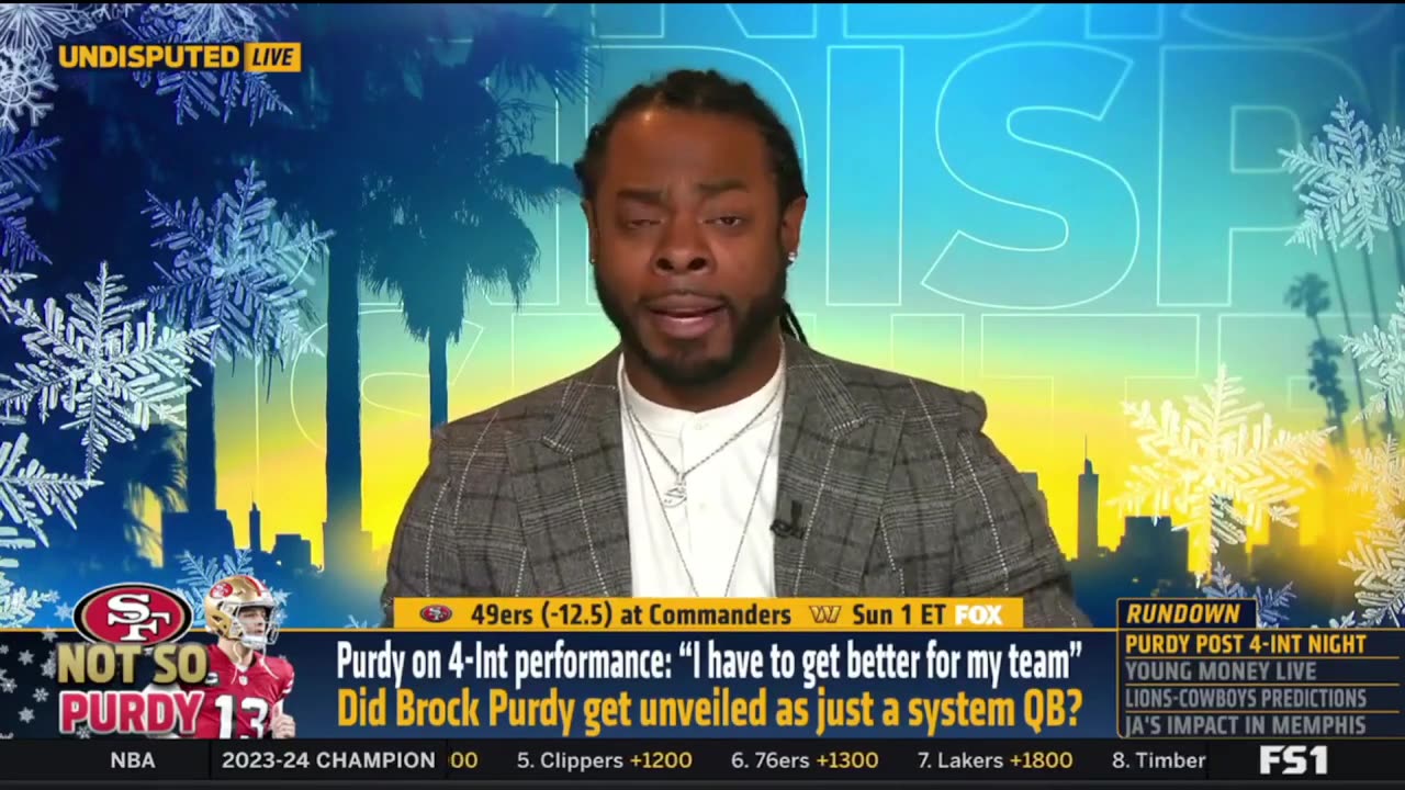 UNDISPUTED Skip Bayless react Purdy on 4-int performance I have to get better for my team