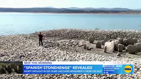 Spanish Stonehenge revealed due to record-breaking drought l GMA