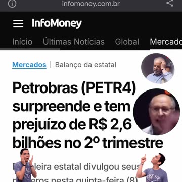 Lula ladrão Afundando a Petrobrás