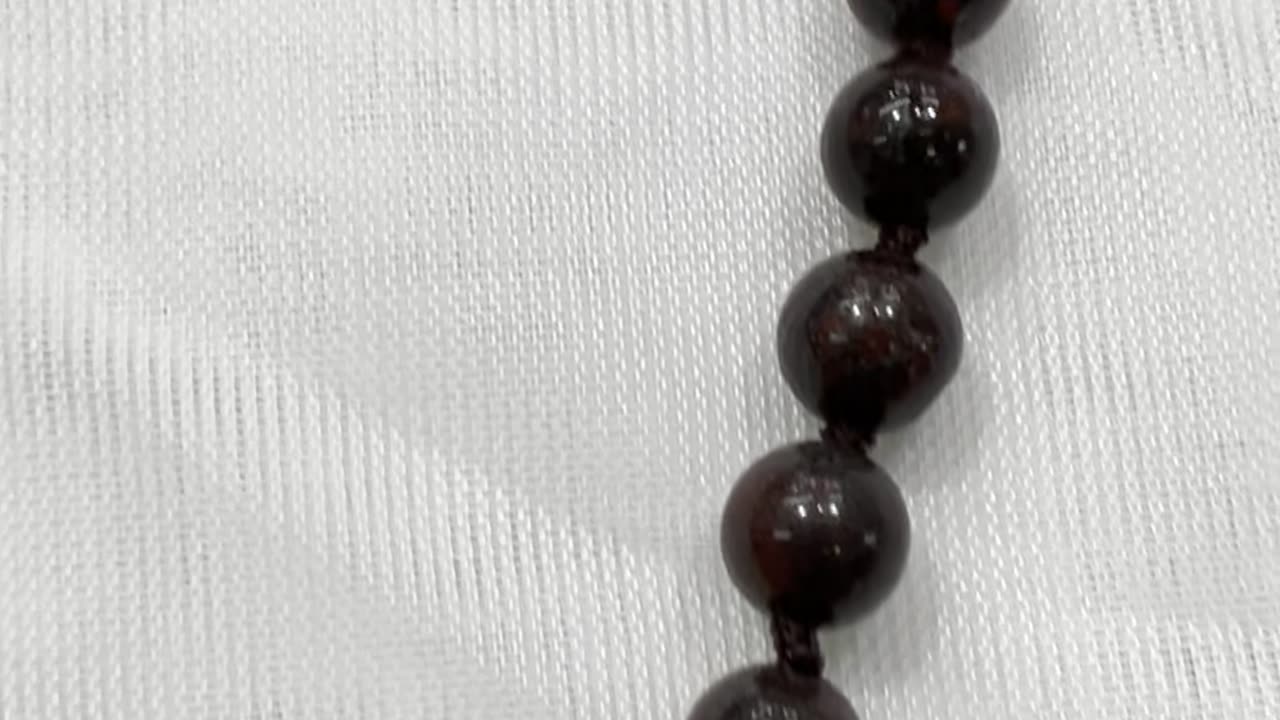 Handmade + Knotting Unique 23~25” Adjustable Statement Necklace with Obsidian