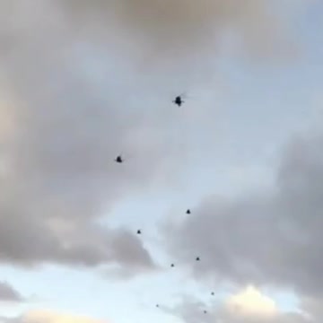 Dozens of attack helicopters make their way into Ukraine