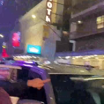 Bill and Hillary Clinton heckled by protesters in New York.