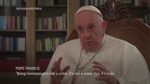 Pope Francis criticized laws that criminalize homosexuality as “unjust”
