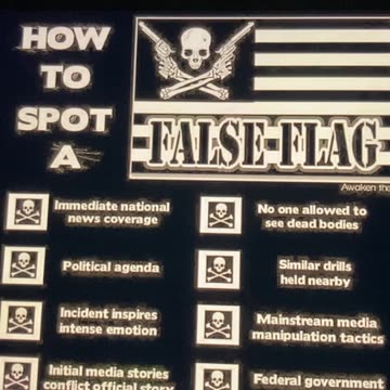 HOW TO KNOW AND SPOT A FALSE FLAG🏁🚷🚧⚠️🚷💫