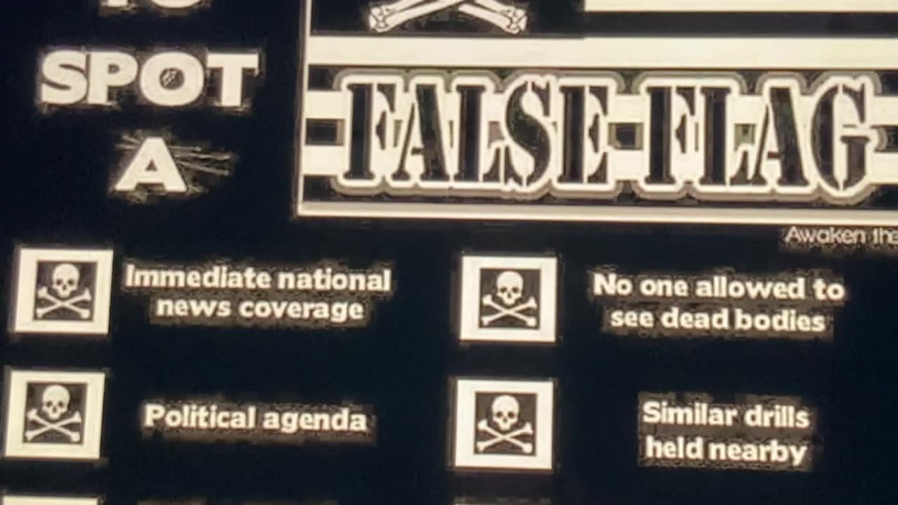 HOW TO KNOW AND SPOT A FALSE FLAG🏁🚷🚧⚠️🚷💫