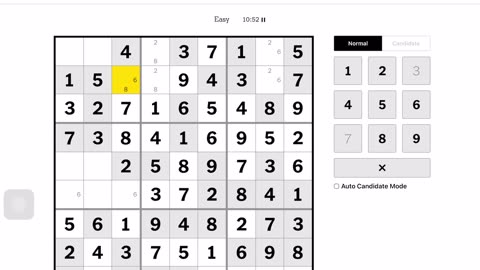 Sudoku 2023-06-05 easy
