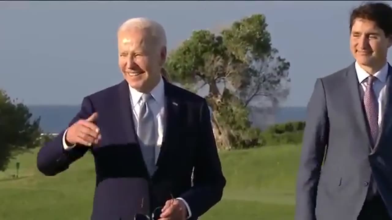 Full Video: Biden and top global allies view a skydiving demonstration