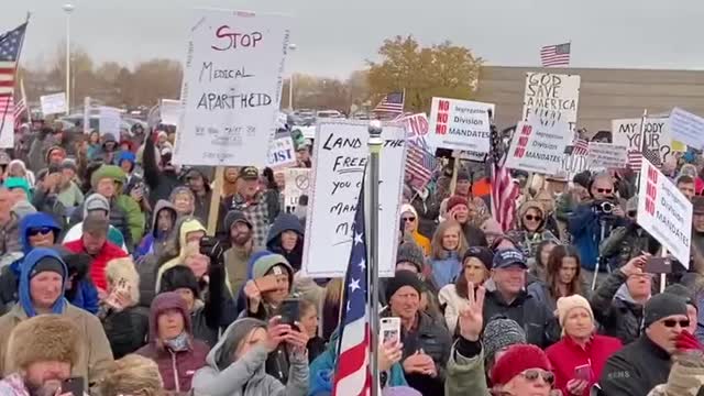 Incredible turnout this morning at Larimer County anti-vaxx