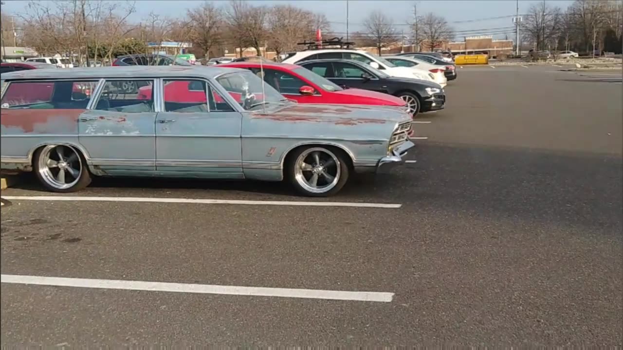 1966 ford country squire station wagon by Jack the Irish wolfhound