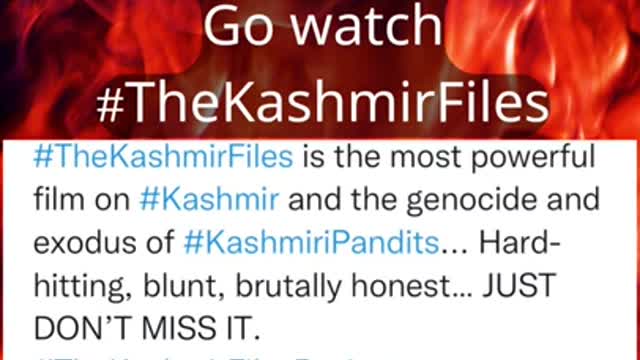 The Kashmir Files - A Quick Note