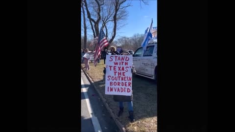 Maga Rally & Standing with Texas at H. Lee Dennison Building, Hauppauge, NY