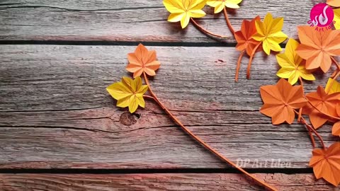 How to Make Paper Leaf || DIY Leaf || Easy Craft || Paper Craft ||
