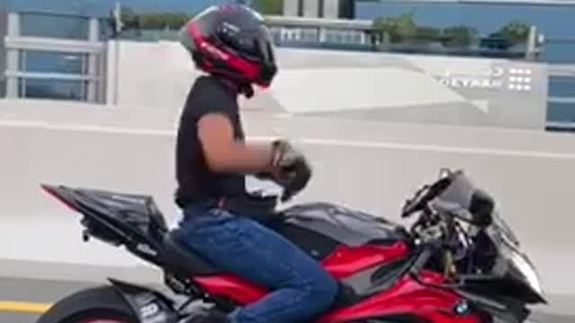 Motorcycle driving