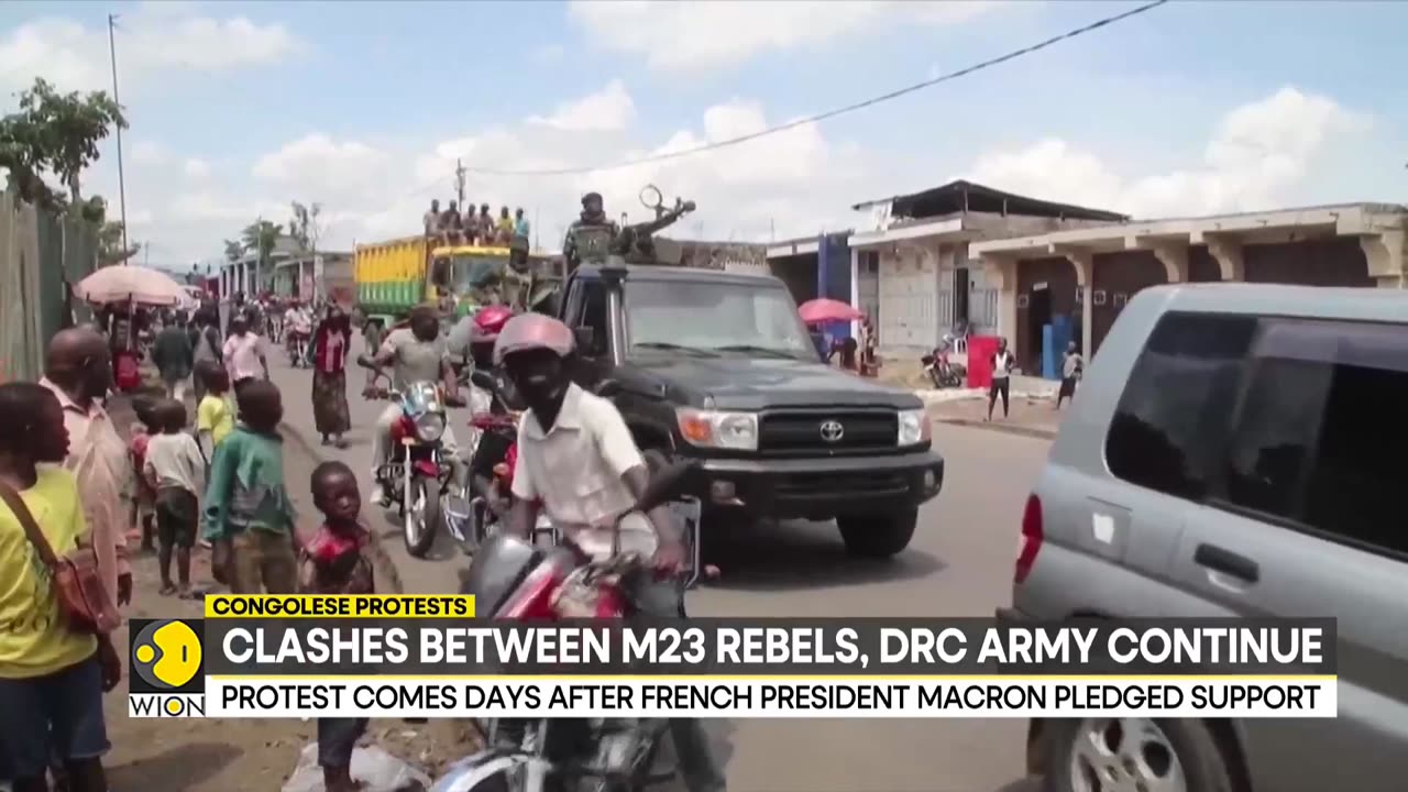 Hundreds of displaced Congolese protest against DRC government - Latest English News - WION