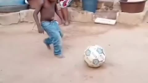 Crazy Child Footballer