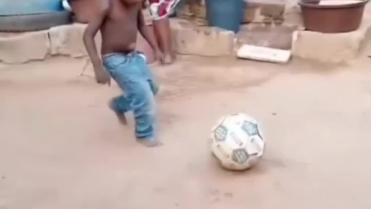 Crazy Child Footballer