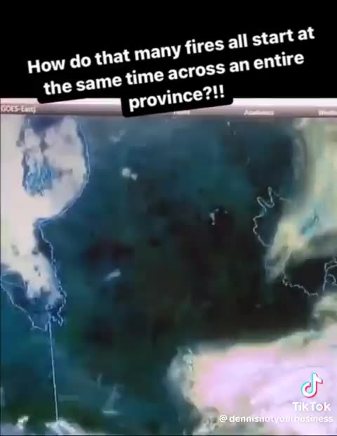 Canada fires - all started same time