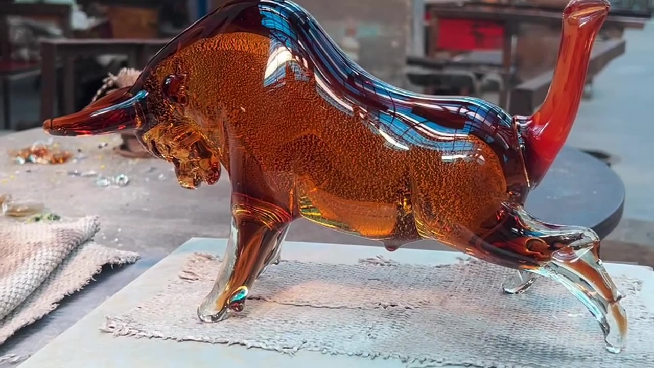 Glass bull marking