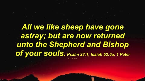 The Lord is My Shepherd