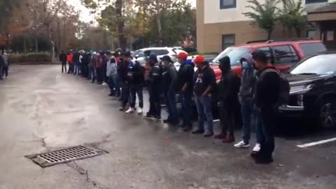 In Florida Four busloads of illegals being dropped off...