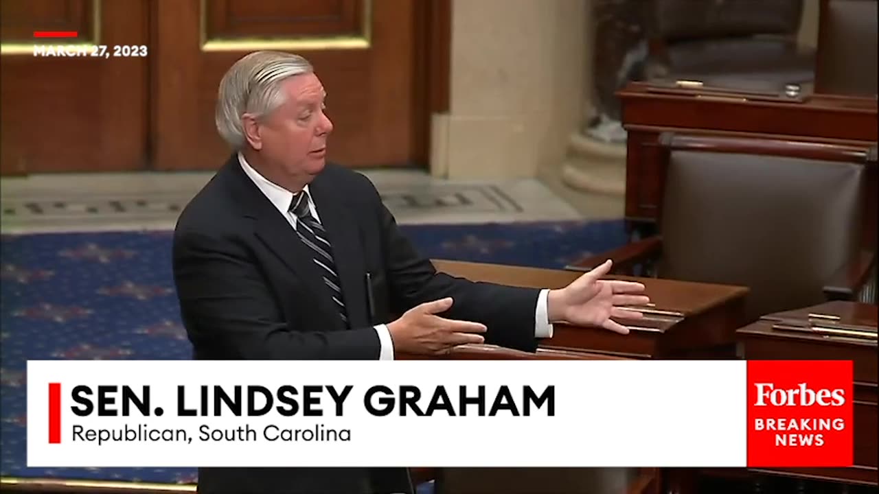 JUST IN- Lindsey Graham Offers Fiery Rebuke To Repeal Of Iraq War Authorization Legislation