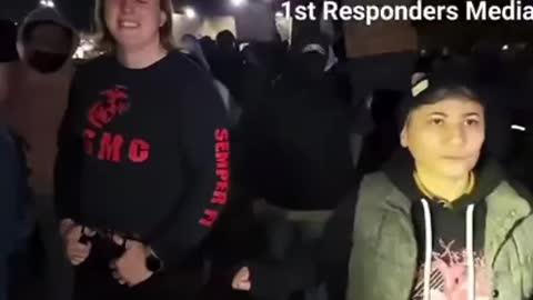 Antifa shows up (Check Description)