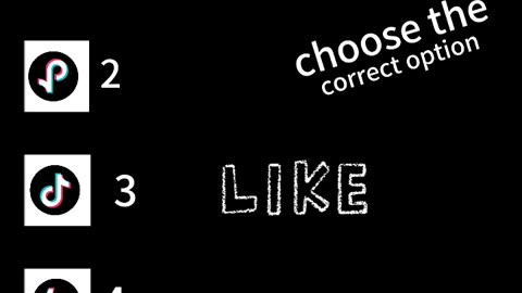 Choose the correct logo of TikTok