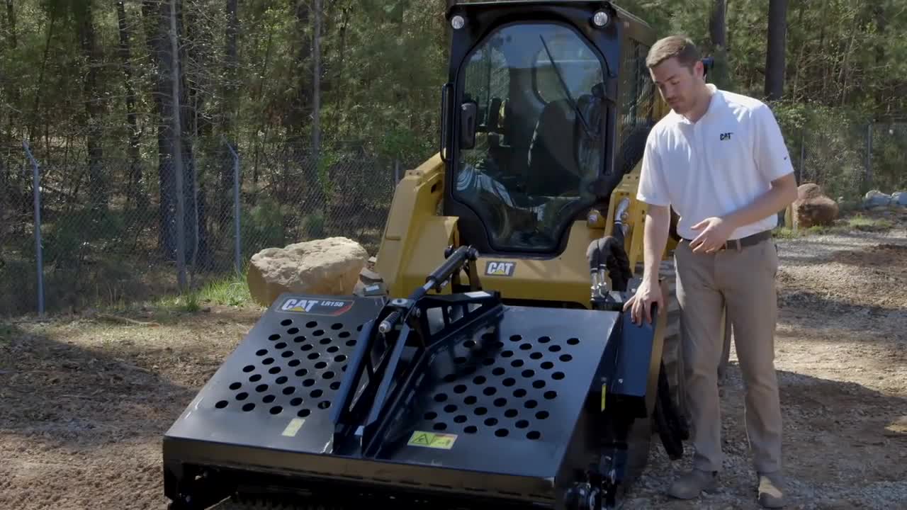 Cat® Landscape Rake Overview.