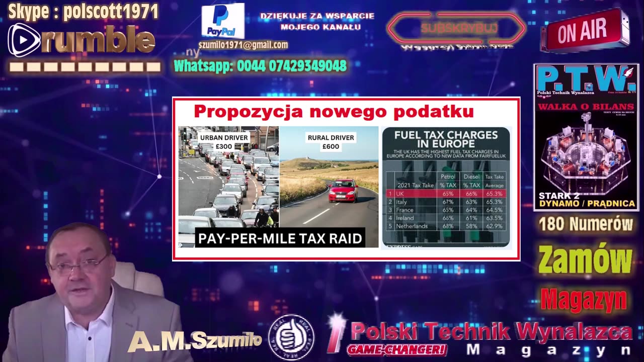 NEW TAX - PAY FOR MILE / KOLEJNY PODATEK OD JAZDY