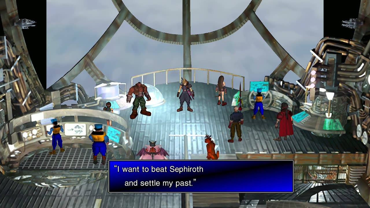 Late Night Final Fantasy 7 PC With 7Th Heaven Mod.