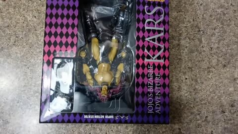 Lord Kars from jojo's bizarre adventure Action Figure Unboxing