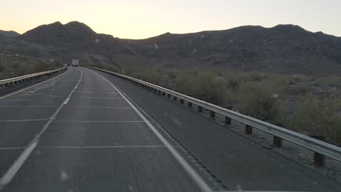 Two minutes of Truckin, CA- AZ state line