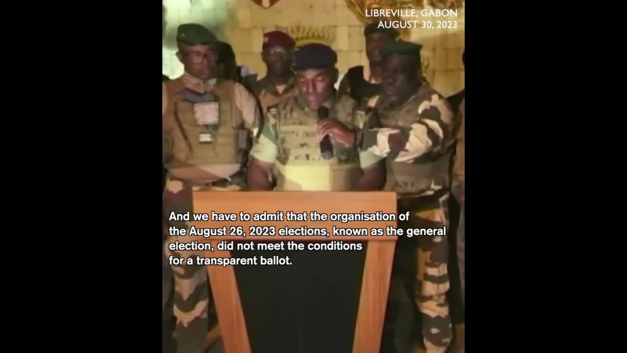 Military coup in Gabon president Ali Bongo removed