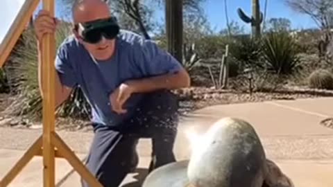 Learn how you can crack a stone with sunlight